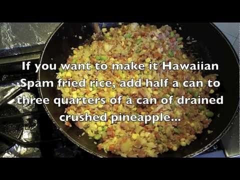 Hawaiian Spam Fried Rice Tutorial With Braddah Tatz Cooking