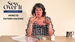 Get into pattern hacking with our new Masterclass on Stitch School ✂️ Buy it individually or enjoy it together with over 200 more online classes as part of a Premium Stitch School Subscription for £15 a month. The class includes our Giselle Dress PDF Pattern which has major hacking potential: https://sewoverit.com/courses/intro-to-pattern-hacking/ | Sew Over It | Facebook