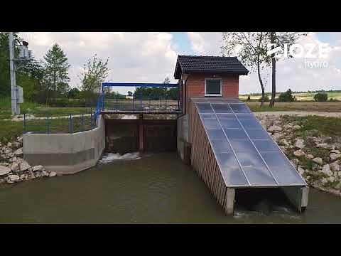 hydropower plant, water turbine, śruba Archimedesa, turbina wodna, renewable energy, MEW Bronocice