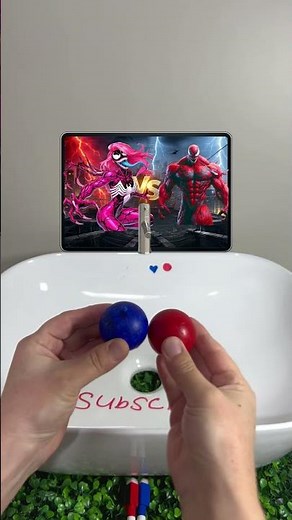 Carnage vs Female Venom – Who Wins? ⚡ Drop Battle! #shorts