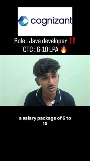 Cognizant - Java Role Hiring🔥🙌#jobs #jobupdates #hiring