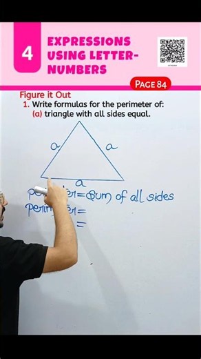 Class 7 Maths Page 84 Figure It Out Q1 🔥 | Expressions Using Letter-Numbers | NCERT #shorts