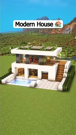 Minecraft morden house 🏡#minecraft