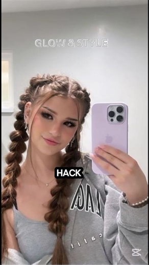 Quick and easy hairstyle for lazy girls ✨️🤌🏻 dragon braid hairstyle tutorial