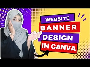 Website banner on canva | Website banner design canva
