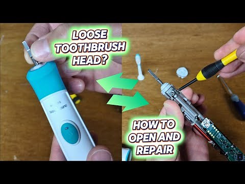 How to Open and Repair a Loose Philips Sonicare Electric Toothbrush Head