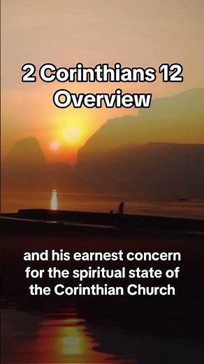 2 Corinthians 12:1-6 Summary. #christian #biblestudy #biblesummary #2corinthians