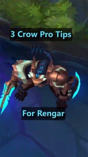 3 Crow PRO TIPS for Rengar #leagueoflegends #shorts #viralshorts