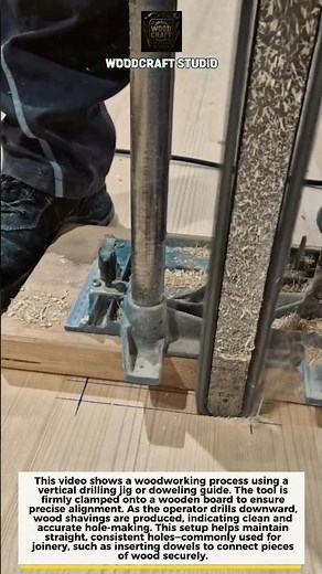 Precision Doweling Jig in Action! Perfect Straight Holes #woodworking #tools #DIY