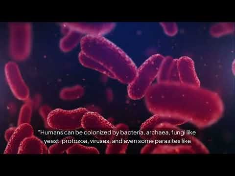 various types of microorganisms that can colonize humans.