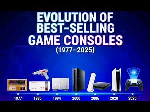 Evolution of Best-Selling Game Consoles (1977–2025) 🎮