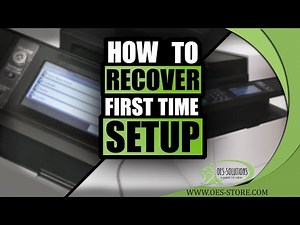 Kyocera ECOSYS how to recover your first-time setup. M2640idw, M2635dw, M2540dw