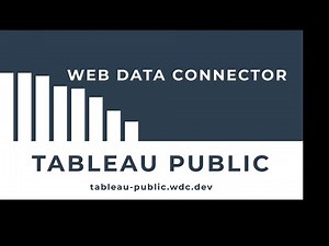 Daily Dose : Tableau Web Data Connector