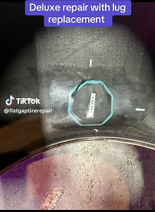 Sidewall repair with hot vulcanizing and lug replacement with chemical vulcanizing @Skylar