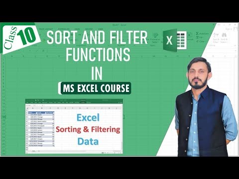 How to Use Sort and Filter Functions in MS Excel | Beginner to Advanced Tutorial