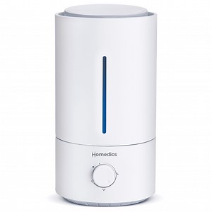 Homedics, Cool Mist Ultrasonic, Easy Top Fill Humidifier with up to 44 Hour Run Time, UHE-CMTF20, White