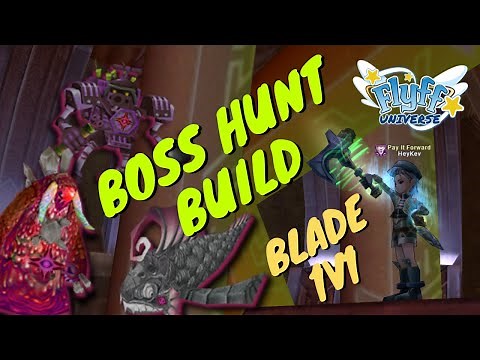 Flyff Universe - Blade 1v1 Build for BOSS HUNT #flyffuniverse #lawolf