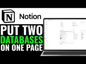 How To Put Two Databases On One Page In Notion 2025 (Step-by-Step)