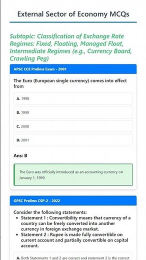 Classification of Exchange Rate Regimes: Fixed, Floating, Managed Float, Intermediate Regimes e...