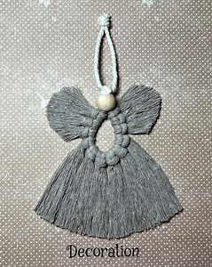 Making Angel by using the macrame cords 🧚🏼‍♂️🧚🏻 | Decoration