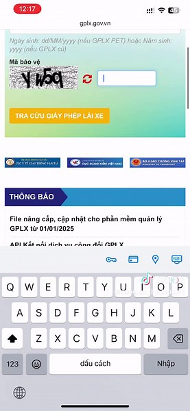 Cách Tra Cứu Hồ Sơ Xe Qua Trang DVC 4.GPLX.GOV