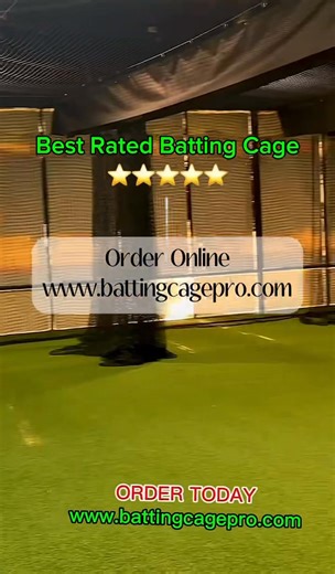 Elevate your game with the best rated batting cage in the industry!...
