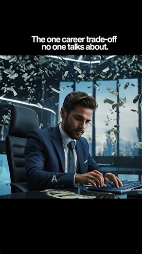 Every career comes with a trade-off. The real question is: what are you willing to choose?