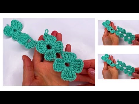 Crochet viral flower stitch pattern - the most beautiful crochet tutorial