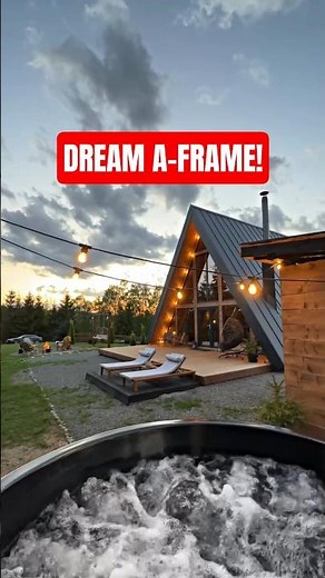 👉 THIS A-FRAME CABIN Is the PERFECT Weekend Getaway! 😍🏡