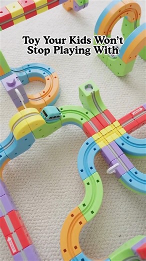 Toy they’ll play with on repeat 🚂✨ Little hands love sending this tiny train zooming through the colorful tunnel again and again – hello focus, coordination, and squeals of joy. #KidsToys #ToddlerToys #STEMToys #MontessoriAtHome #OpenEndedPlay #ScreenFreePlay | Best Kids Toys