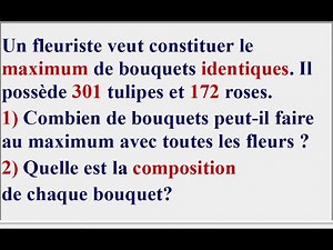 Brevet de maths - PGCD et Algorithme d'Euclide
