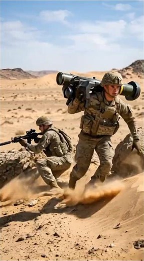 “Javelin Missile Hits Tank Head-On! 💥”