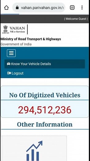 Know Your Vahan Details | Vahan Related Online Services | Techy Sameer