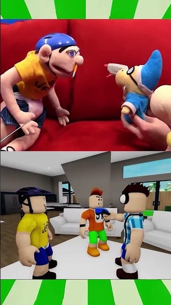 Jeffy transforms into an old man #jeffyroblox #sml #roblox