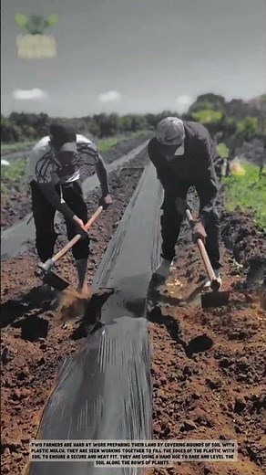 Manual Plastic Mulching: Traditional Techniques for Modern Farming