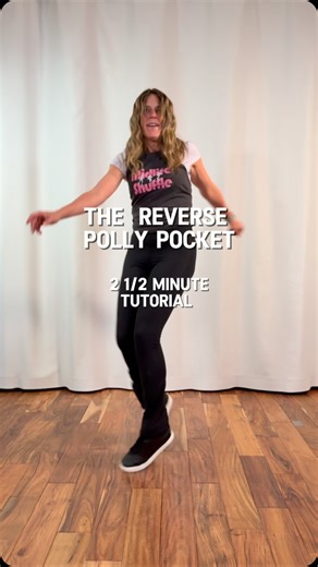 7.6K views · 132 reactions | The Reverse Polly Pocket #Shuffle #shuffledance #shuffletutorial #learntoshuffle #beginnershuffler #howtoshuffle #midlifeshuffle | Midlife Shuffle | Facebook