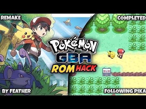 Completed Pokemon GBA ROM Hack with Fan made Remake story of Pokemon Yellow