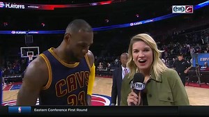 47K views · 451 reactions | LeBron James calls Kyrie Irving's late-game 3 the biggest shot of the game as the Cleveland Cavaliers take Game 3 vs. the Detroit Pistons. | FanDuel Sports Network Cincinnati | Facebook