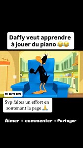 Daffy veut apprendre à jouer du piano 😂😂😂 | Daffy duck