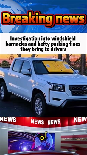 Investigation into windshield barnacles and hefty parking fines they bring to drivers
