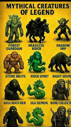 “Mythical Creatures of Legend | Dark Beasts From Ancient Myths”