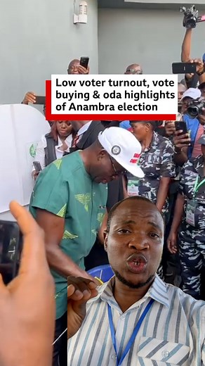 Di pipo of Anambra State dey now wait for di results of di govnorship election wey take place on Saturday 8 November afta voting finish by 2:30pm. Some of di highlights na low voter turn out and vote buying wey BBC News Pidgin take eye see. See how di election take waka. #bbcnewspidgin #awka #anambra #AnambraDecides2025 | BBC News Pidgin