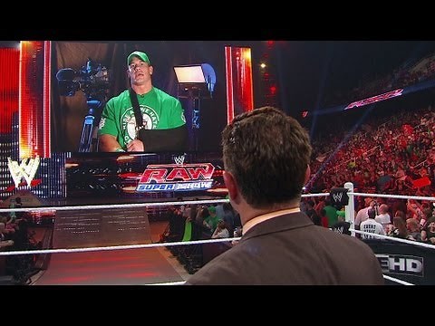 John Cena updates the WWE Universe on his medical condition: Raw, May 7, 2012
