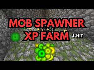 HOW TO MAKE AN XP FARM WITH MOB SPAWNER | MINECRAFT | 1 HIT |VERY EASY