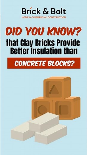 Clay Bricks vs Concrete Blocks: Which One Offers Better Insulation and Long-Term Value for Homes?