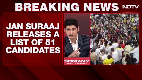 Mathematician, Lawyer, Doctors On 1st Bihar List Of Prashant Kishor's Party