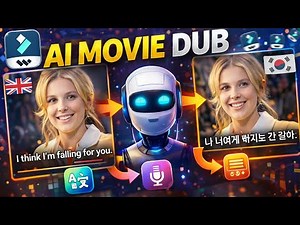 Filmora 15 AI Movie Dubbing Tutorial 🎬 Translate, Subtitles & AI Voice | Chapter 8