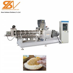 [Hot Item] Automatic Shrimp Fish Beef Chicken Dressing Japaness Plain Panko Bread Crumbs Extruder Machine