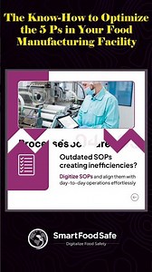The Know-How to Optimize the 5 Ps in Your Food Manufacturing Facility