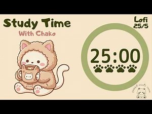 𝓢𝓽𝓾𝓭𝔂📓✒️♥️ 2HR Pomodoro timer 25/5 ×4 ⏳| Lofi | No Vocals | Study with me📚